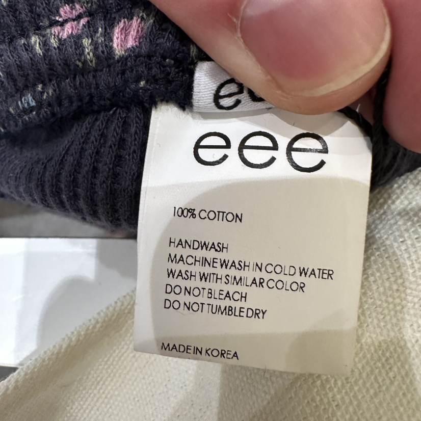 E/E/E東大門代購女裝新款休閑時尚26春夏人氣推薦真品短褲E/E/E短褲