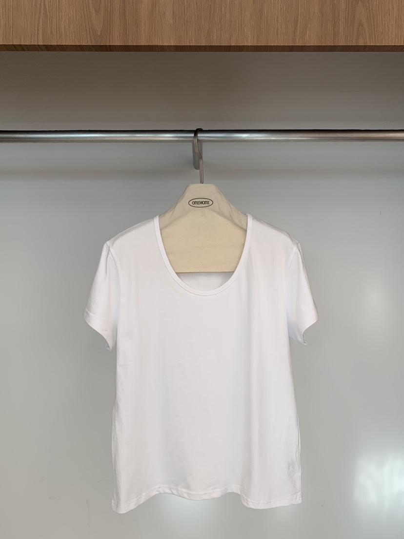 ONE MONE東大門代購女裝新款職業休閑推薦熱賣真品26春夏T恤ONE MONET恤圖色1