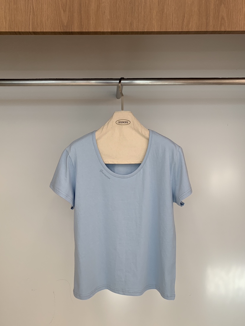 ONE MONE東大門代購女裝新款職業休閑推薦熱賣真品26春夏T恤ONE MONET恤圖色2