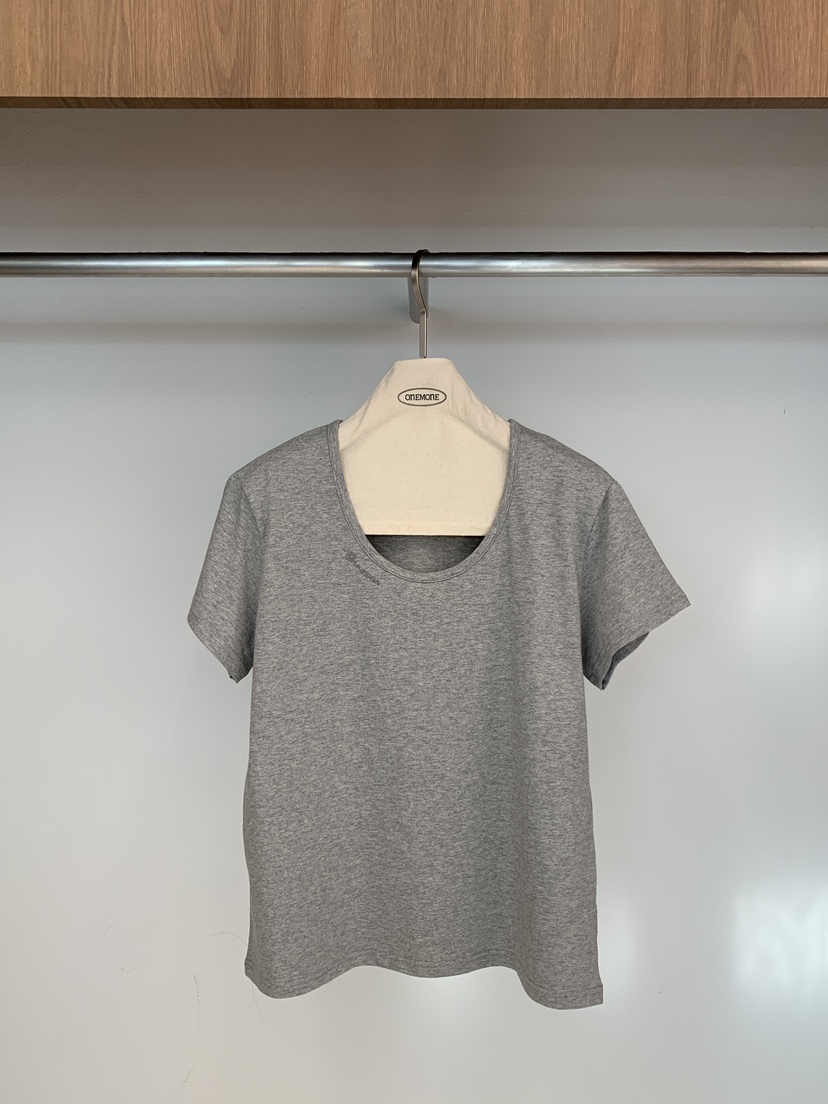 ONE MONE東大門代購女裝新款職業休閑推薦熱賣真品26春夏T恤ONE MONET恤圖色4