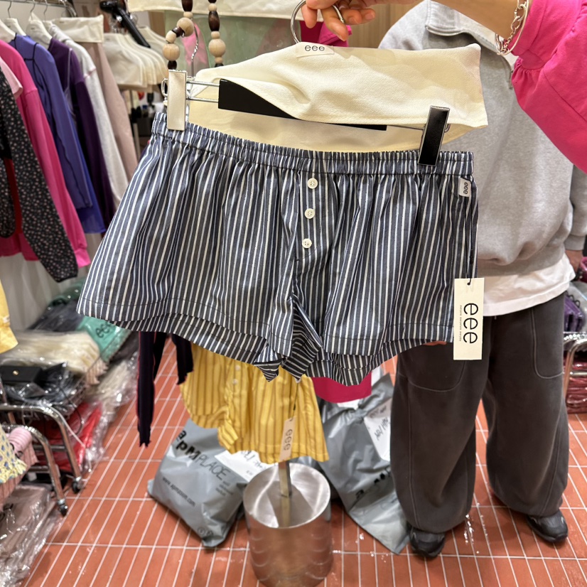 E/E/E東大門代購女士新品人氣26春夏熱賣時尚休閑推薦短褲E/E/E短褲圖色4