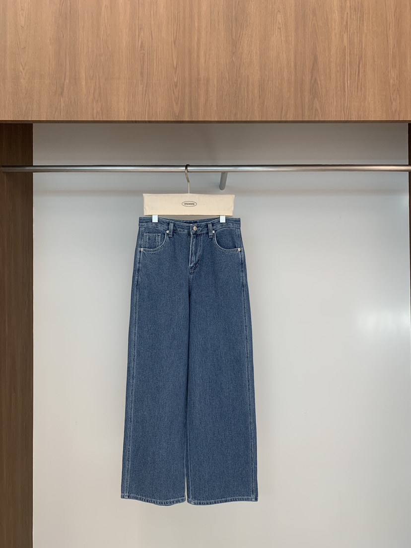 ONE MONE東大門直郵女裝新款真品26春夏時尚熱賣休閑牛仔褲ONE MONE牛仔褲圖色1