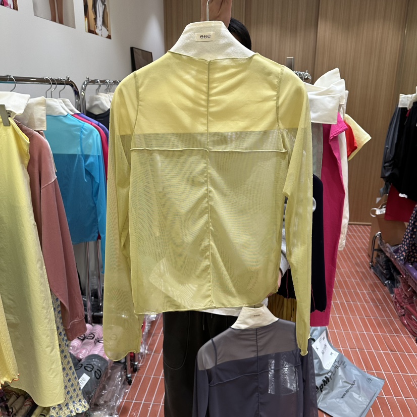 E/E/E東大門代購女士新款熱賣推薦職業人氣真品長袖T恤E/E/E長袖T恤圖色1