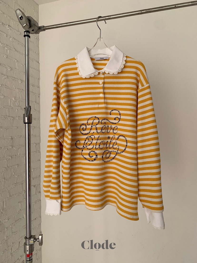 CLODE東大門實拍女裝新款人氣推薦26春夏職業熱賣長袖T恤CLODE長袖T恤圖色2