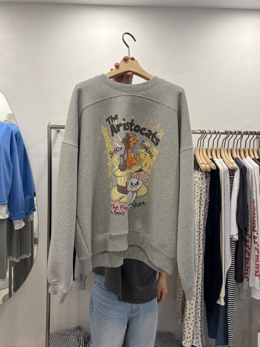 DELICATE東大門直郵女士新品推薦時尚熱賣休閑26春夏衛衣DELICATE衛衣圖色1