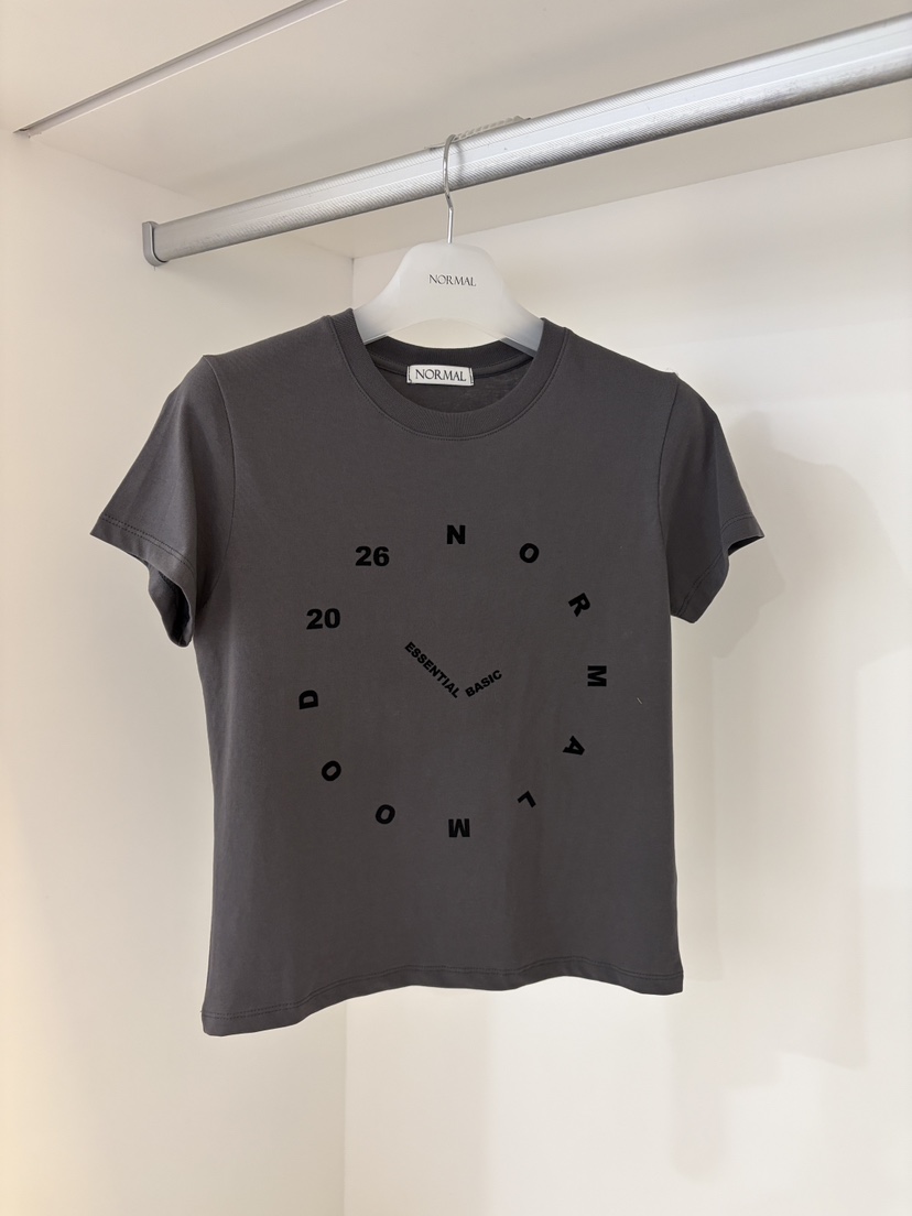 NORMAL東大門直郵女裝新品人氣職業熱賣休閑26春夏推薦T恤NORMALT恤圖色3