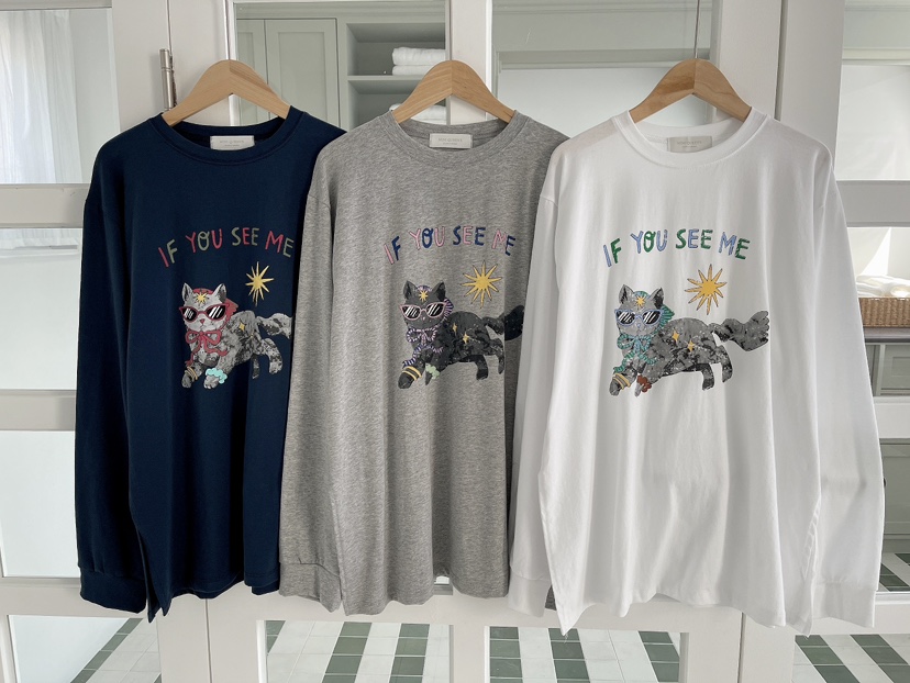 MINIQUEENS東大門直郵女士新款職業26春夏休閑熱賣長袖T恤MINIQUEENS長袖T恤