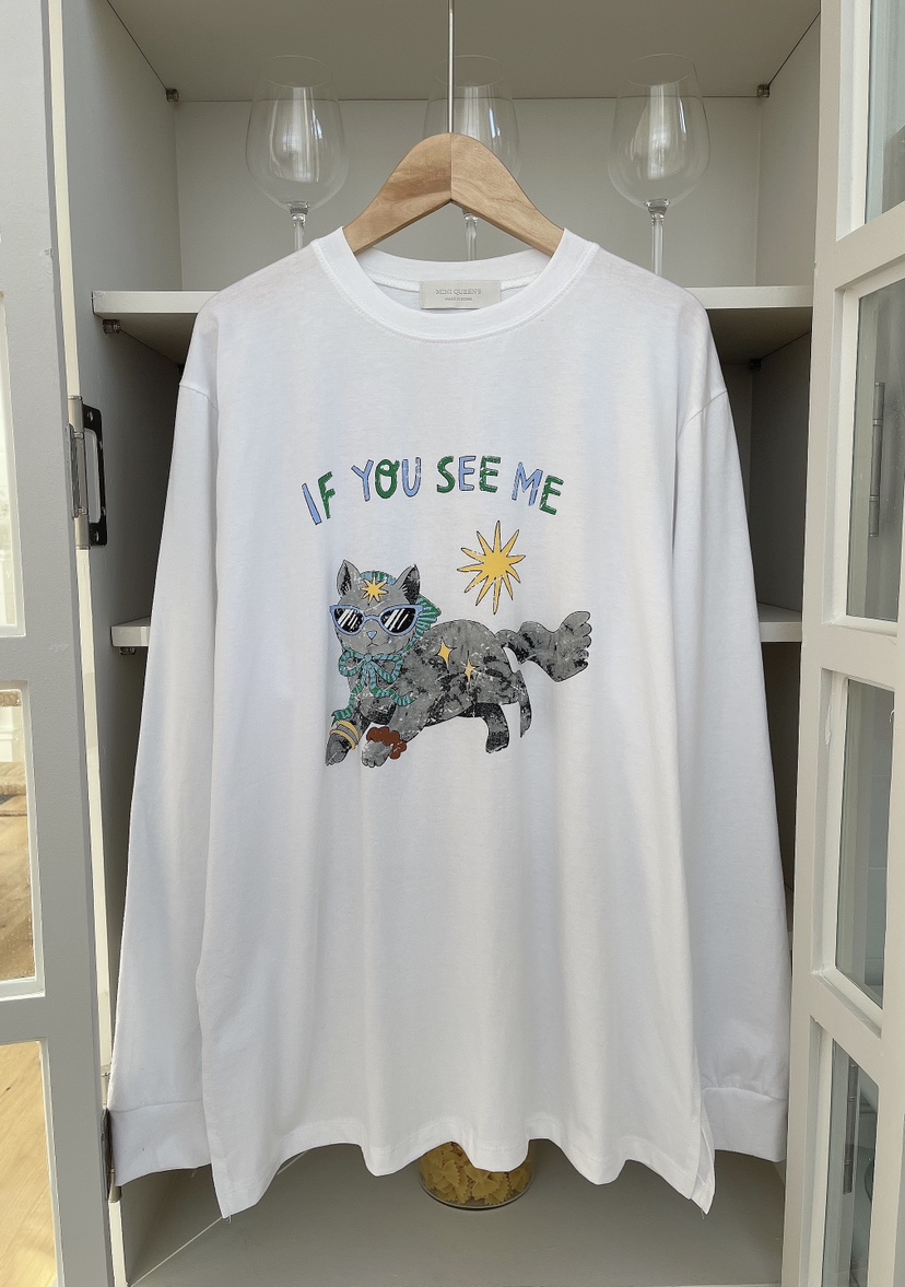 MINIQUEENS東大門直郵女士新款職業26春夏休閑熱賣長袖T恤MINIQUEENS長袖T恤圖色1