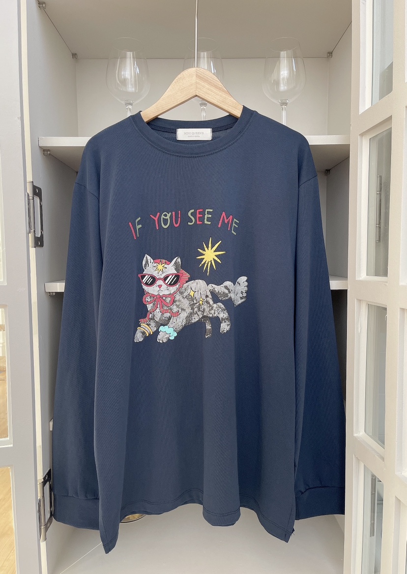 MINIQUEENS東大門直郵女士新款職業26春夏休閑熱賣長袖T恤MINIQUEENS長袖T恤圖色3