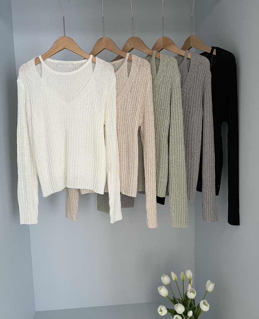 MINIQUEENS韓國代購女裝新款時尚真品人氣熱賣針織衫復古MINIQUEENS針織衫