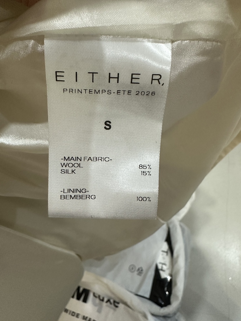 EITHER東大門實拍女士新款熱賣26春夏推薦真品休閑人氣夾克EITHER夾克