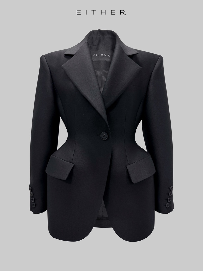 EITHER東大門實拍女士新款熱賣26春夏推薦真品休閑人氣夾克EITHER夾克圖色2