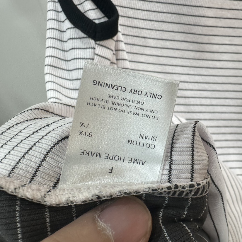 AIME HOPE MAKE/MYNAMEIS韓國直郵女裝新品時尚吊帶背心假兩件AIME HOPE MAKE/MYNAMEIS吊帶/背心