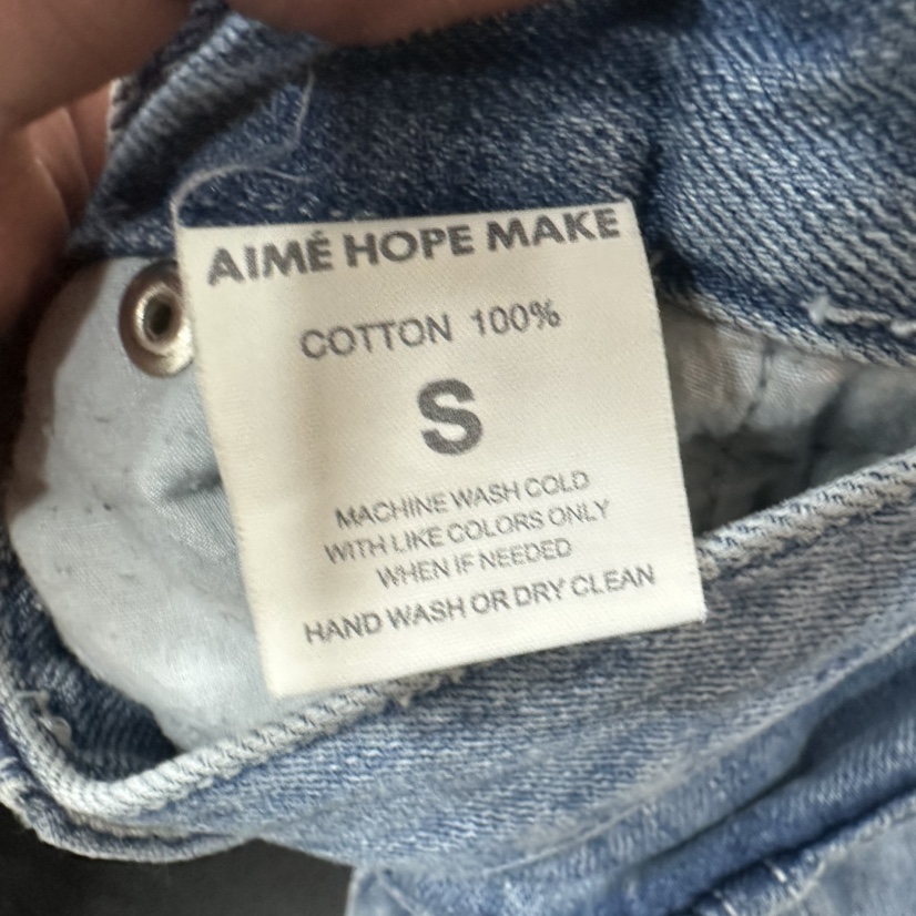 AIME HOPE MAKE/MYNAMEIS東大門代購女裝新品休閑牛仔褲AIME HOPE MAKE/MYNAMEIS牛仔褲