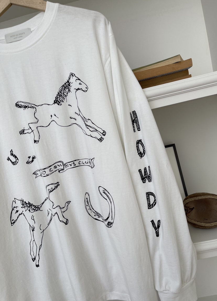 MINIQUEENS東大門實拍女士新品職業時尚休閑26春夏長袖T恤MINIQUEENS長袖T恤