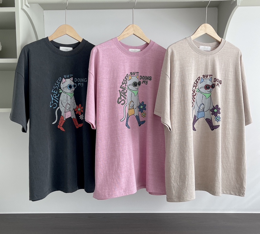 MINIQUEENS東大門代購女裝新款人氣職業真品熱賣26春夏T恤MINIQUEENST恤