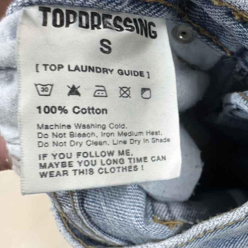 TOPDRESSING韓國直郵女裝新款推薦職業休閑熱賣人氣牛仔褲TOPDRESSING牛仔褲