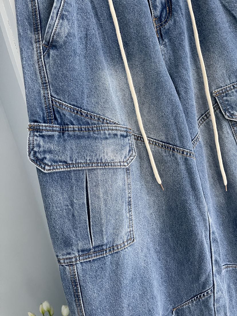 MINIQUEENS東大門實拍女裝新款推薦時尚休閑26春夏牛仔褲MINIQUEENS牛仔褲