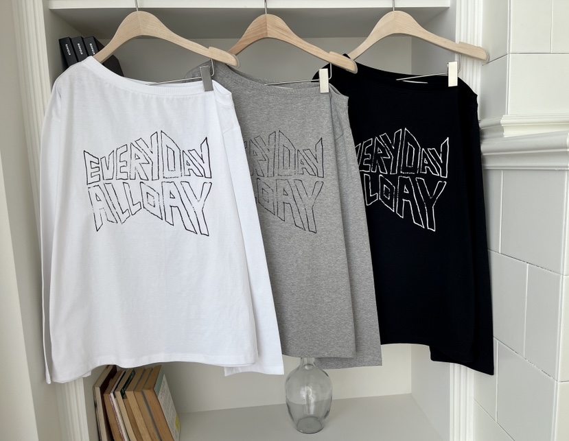 MINIQUEENS東大門直郵女士新品推薦26春夏休閑職業長袖T恤MINIQUEENS長袖T恤