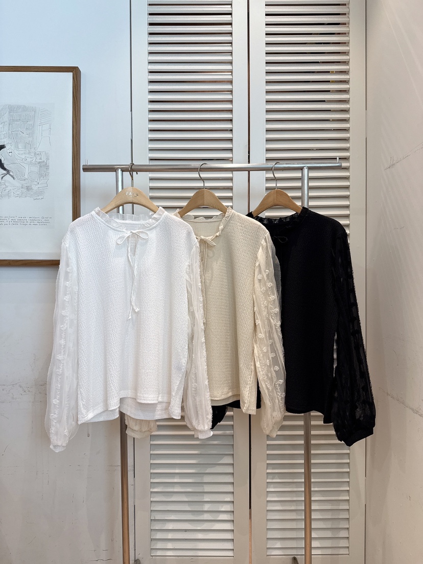 FAVE-L韓國直郵女裝新款熱賣真品職業人氣推薦襯衫蕾絲衫FAVE-L襯衫/蕾絲衫