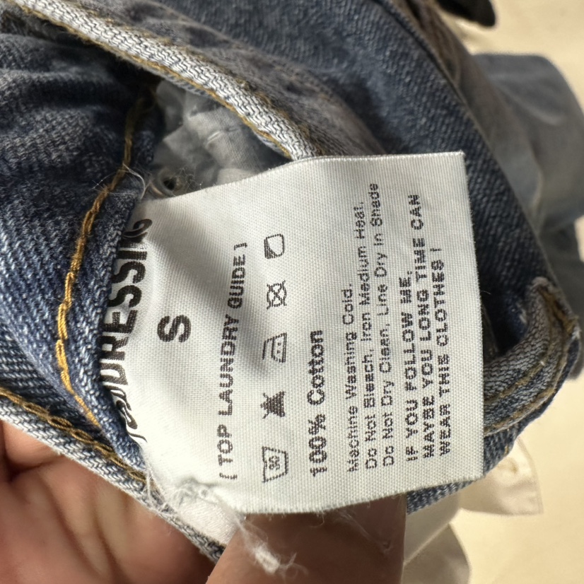 TOPDRESSING東大門直郵女裝新款時尚職業休閑推薦26春夏牛仔褲TOPDRESSING牛仔褲