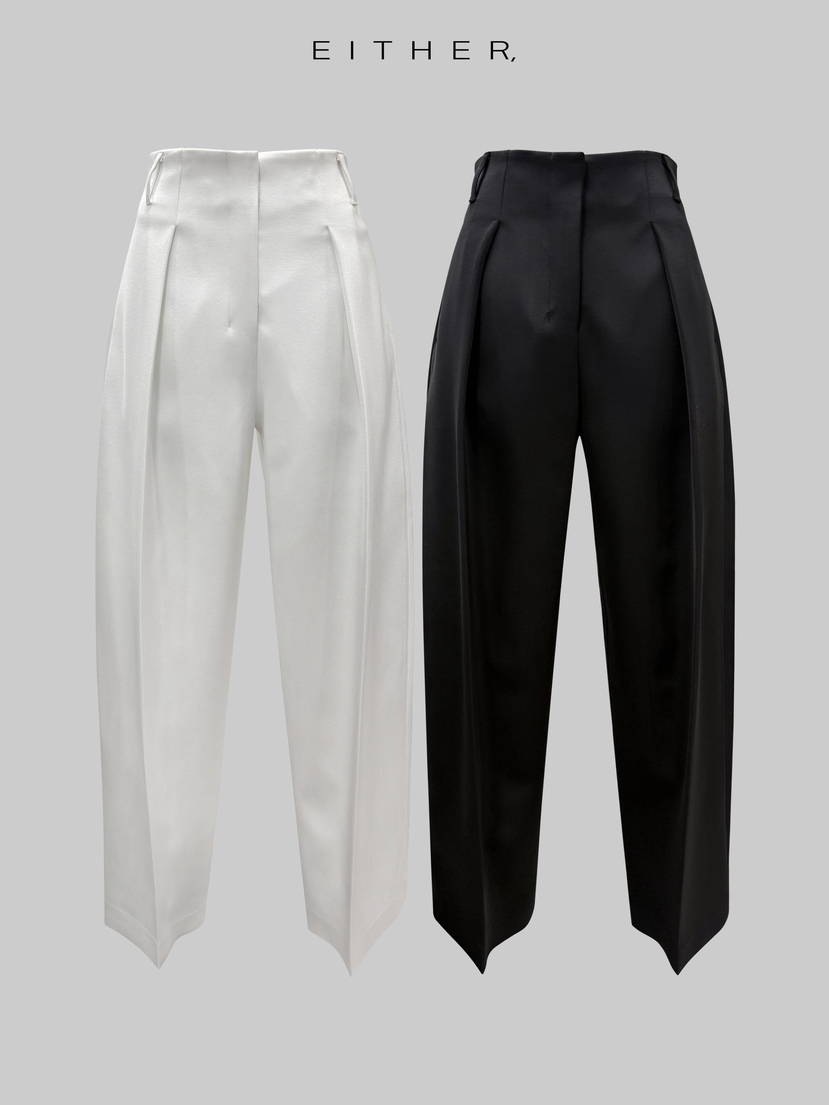 EITHER東大門直郵女裝新款真品熱賣休閑推薦人氣休閑褲緞面EITHER休閑褲