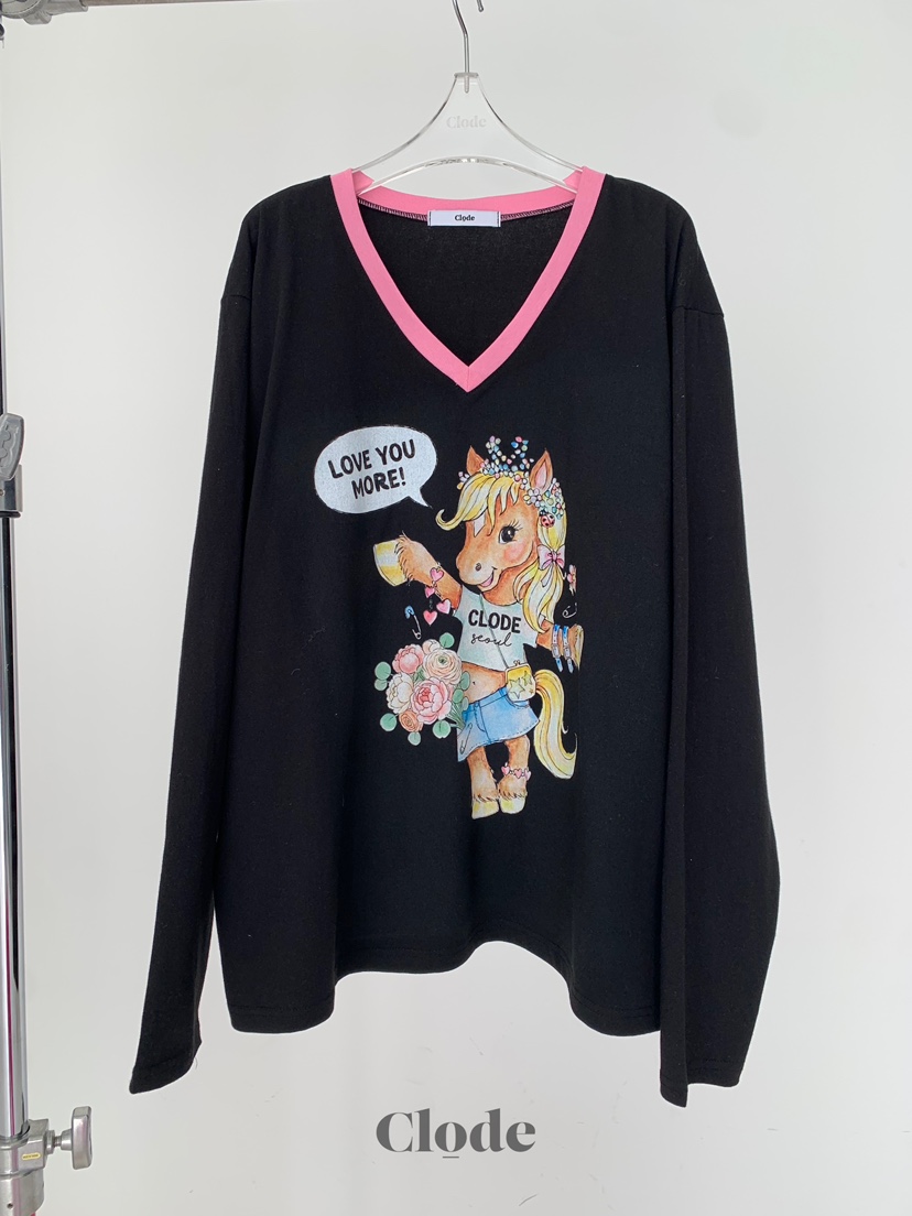 CLODE韓國直郵女裝新款職業休閑人氣時尚熱賣推薦長袖T恤CLODE長袖T恤圖色3