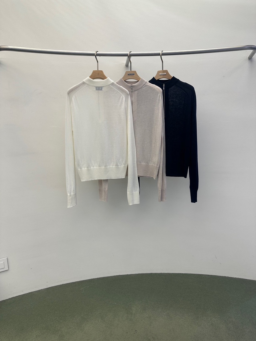 WIDA-P/RENEJ韓國代購女士新款職業真品26春夏針織衫拉鏈WIDA-P/RENEJ針織衫