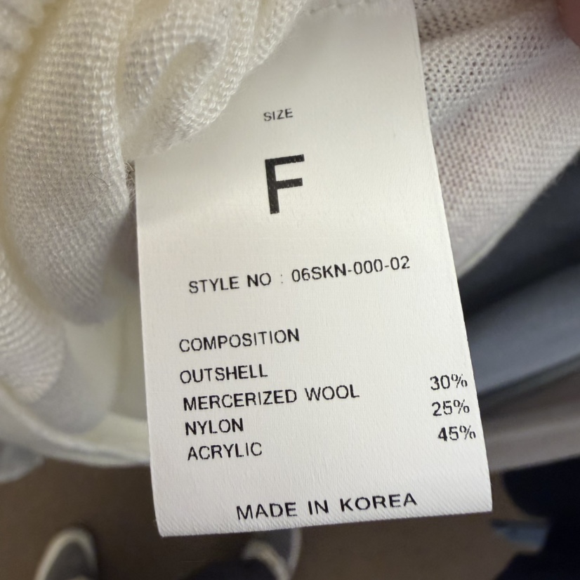 WIDA-P/RENEJ韓國代購女士新款職業真品26春夏針織衫拉鏈WIDA-P/RENEJ針織衫