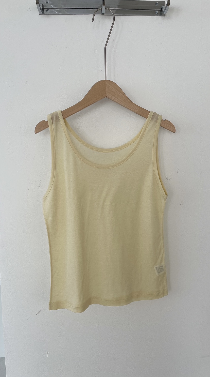 MINIQUEENS韓國代購女士新品真品人氣休閑26春夏吊帶背心天絲MINIQUEENS吊帶/背心圖色1