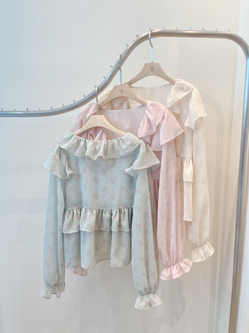 OVE韓國直郵女士新款推薦休閑熱賣職業時尚人氣襯衫蕾絲衫OVE襯衫/蕾絲衫