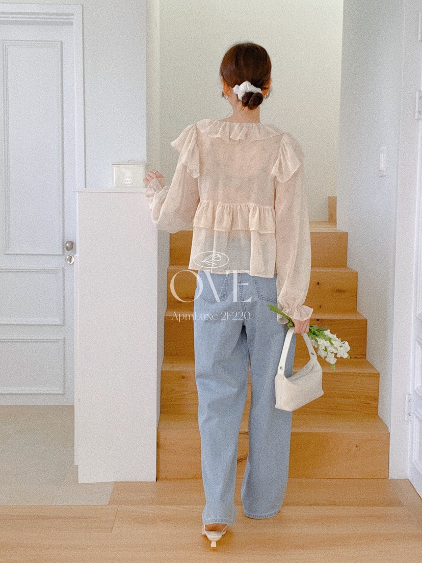 OVE韓國直郵女士新款推薦休閑熱賣職業時尚人氣襯衫蕾絲衫OVE襯衫/蕾絲衫