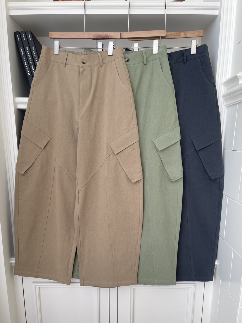 MINIQUEENS東大門直郵女裝新款職業26春夏真品休閑褲口袋MINIQUEENS休閑褲