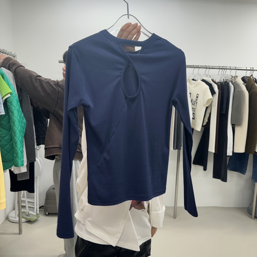 TOPDRESSING韓國代購女士新品職業熱賣26春夏真品長袖T恤TOPDRESSING長袖T恤