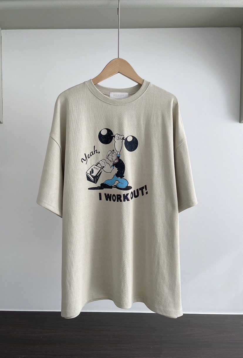 MINIQUEENS東大門代購女裝新款熱賣職業人氣26春夏T恤大力水手MINIQUEENST恤圖色2