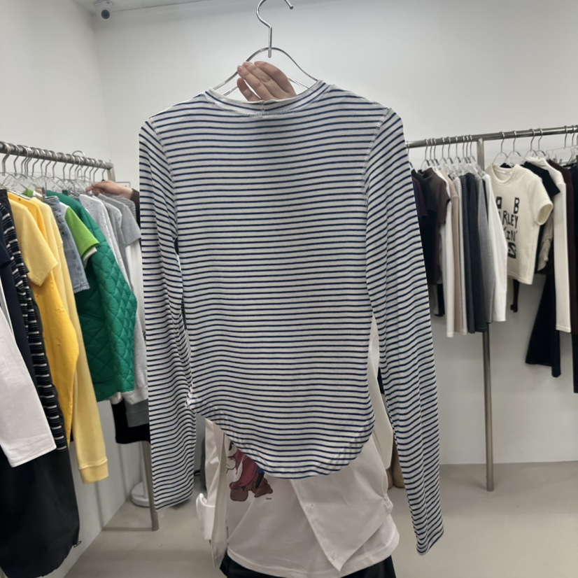 TOPDRESSING東大門實拍女裝新品真品職業長袖T恤美利奴羊毛TOPDRESSING長袖T恤