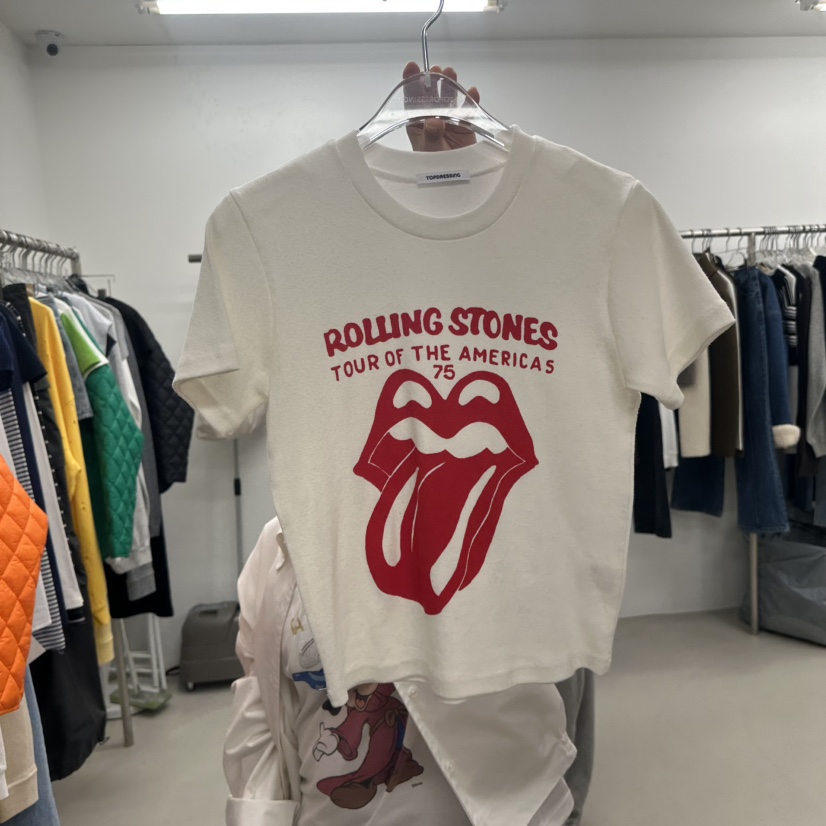 TOPDRESSING韓國直郵女裝新品休閑人氣26春夏真品時尚T恤TOPDRESSINGT恤圖色1