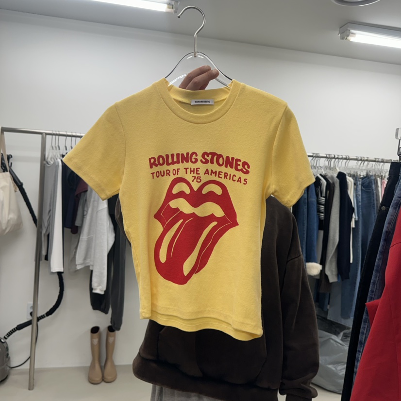 TOPDRESSING韓國直郵女裝新品休閑人氣26春夏真品時尚T恤TOPDRESSINGT恤圖色2