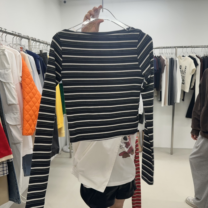 TOPDRESSING東大門實拍女士新款推薦26春夏人氣時尚長袖T恤TOPDRESSING長袖T恤