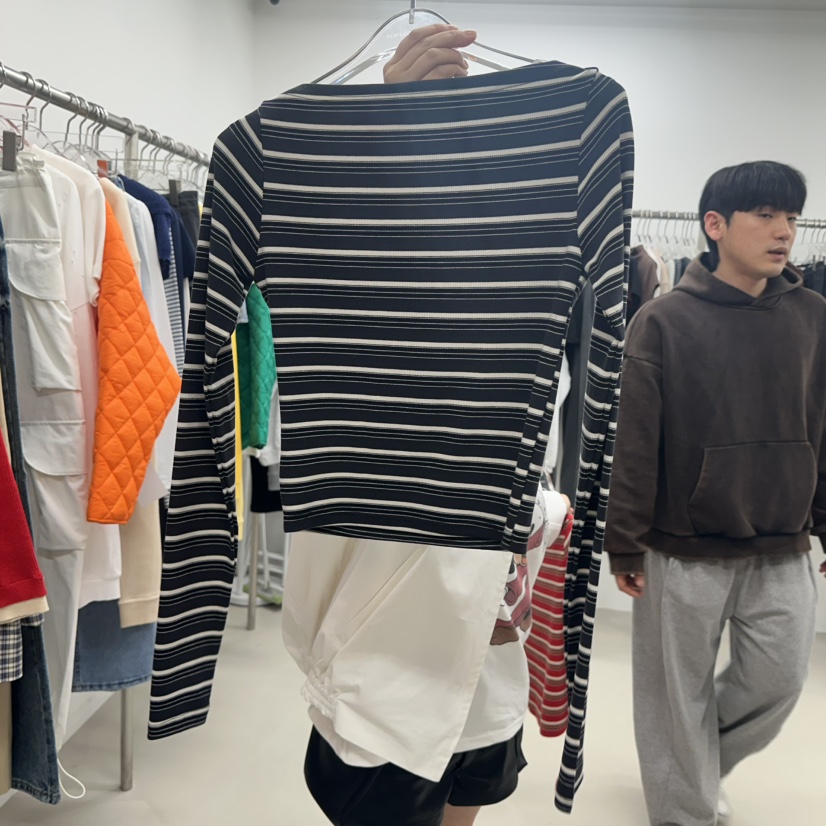 TOPDRESSING東大門實拍女士新款推薦26春夏人氣時尚長袖T恤TOPDRESSING長袖T恤圖色2