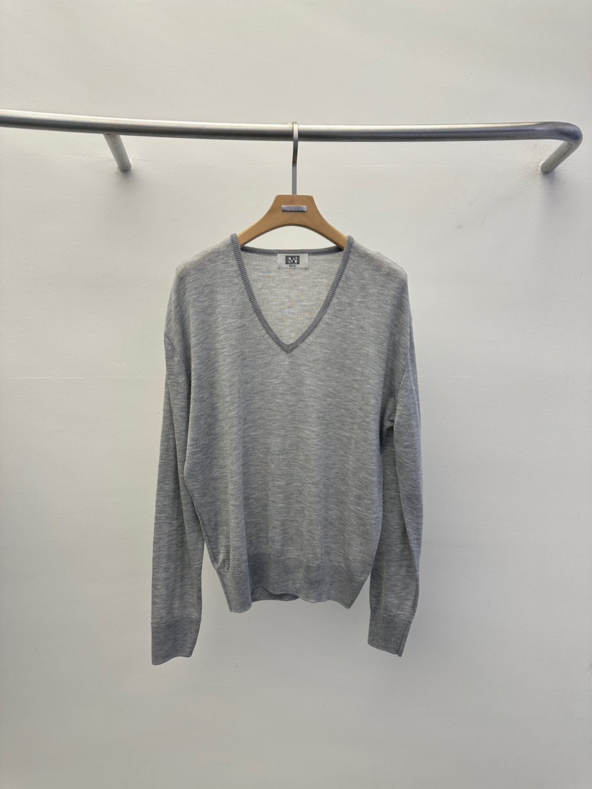 WIDA-P/RENEJ韓國代購女裝新品時尚職業人氣休閑針織衫V領WIDA-P/RENEJ針織衫圖色2