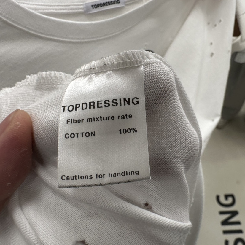 TOPDRESSING東大門代購女裝新品26春夏時尚職業休閑長袖T恤TOPDRESSING長袖T恤