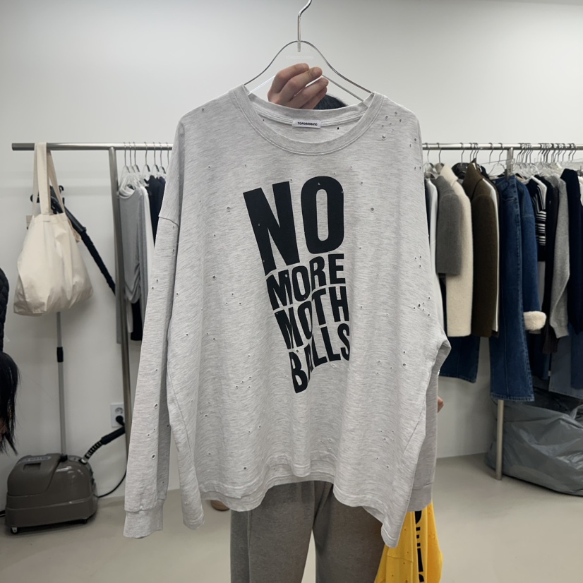 TOPDRESSING東大門代購女裝新品26春夏時尚職業休閑長袖T恤TOPDRESSING長袖T恤圖色3灰色