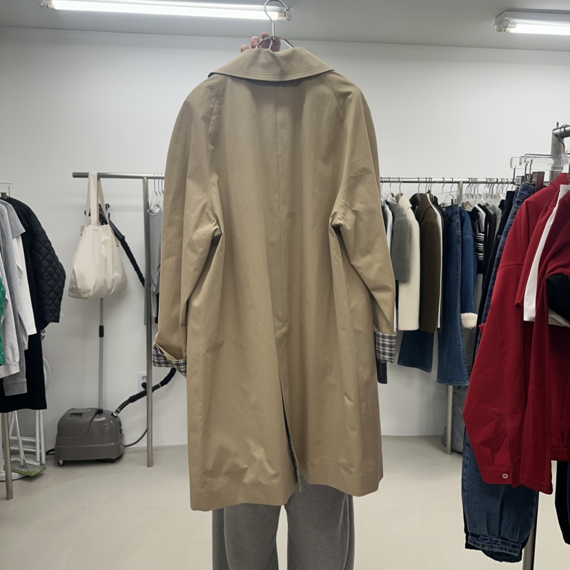 TOPDRESSING東大門實拍女士新品真品時尚職業長款風衣兩面穿TOPDRESSING長款風衣