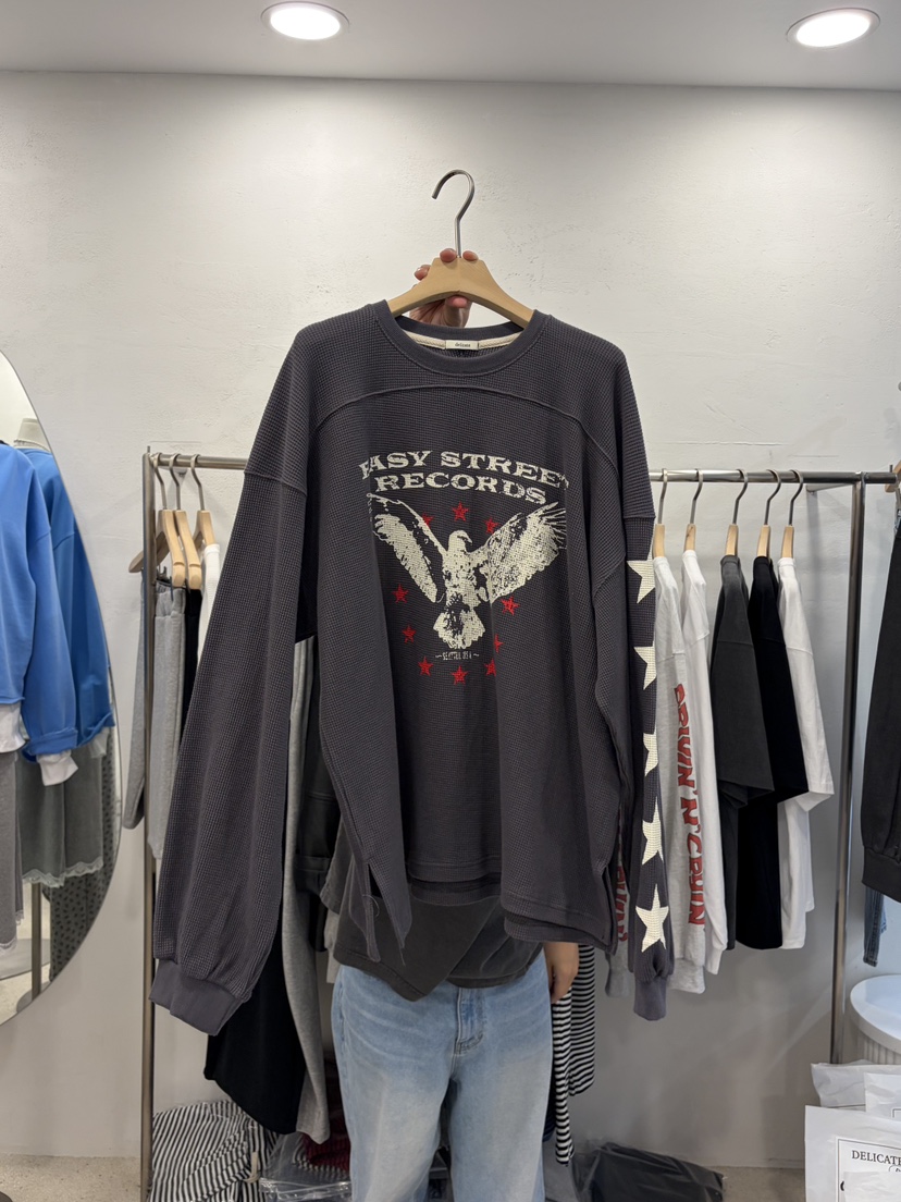 DELICATE東大門直郵女裝新品人氣推薦職業26春夏熱賣衛衣DELICATE衛衣圖色2