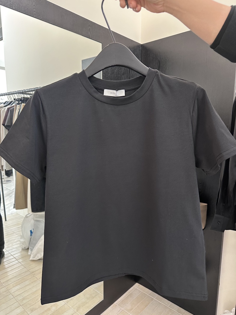 MOANI韓國代購女裝新品時尚職業推薦人氣26春夏真品休閑T恤MOANIT恤圖色4