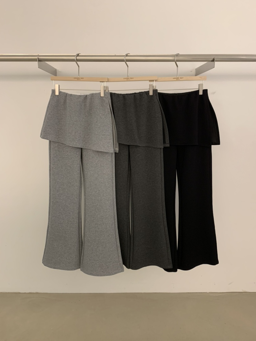 UNDER KEY東大門直郵女士新款熱賣時尚職業26春夏裙褲喇叭UNDER KEY裙褲