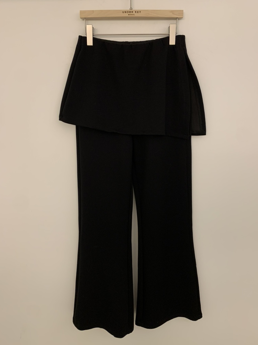 UNDER KEY東大門直郵女士新款熱賣時尚職業26春夏裙褲喇叭UNDER KEY裙褲圖色3黑色