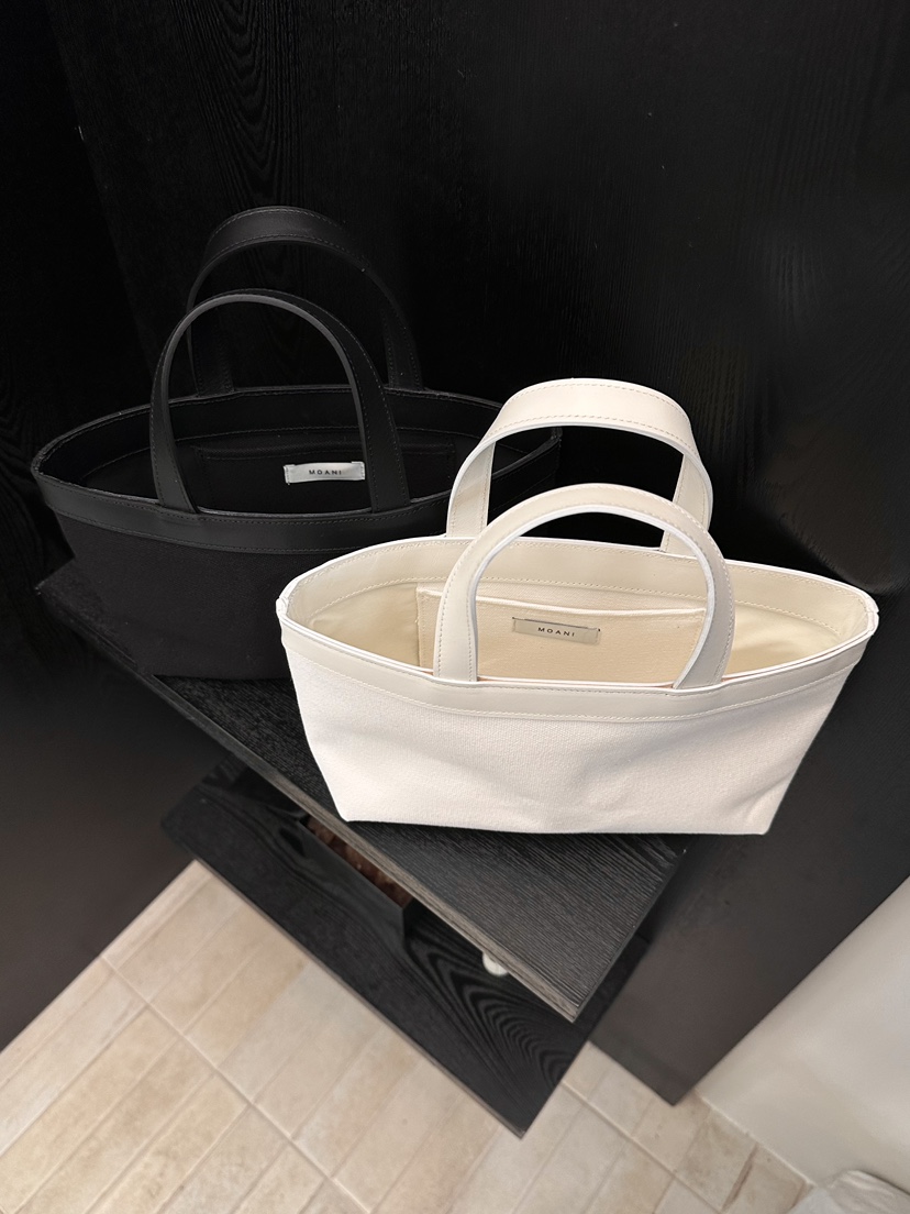 MOANI韓國直郵女裝新款26春夏推薦休閑人氣真品手提包帆布包MOANI手提包
