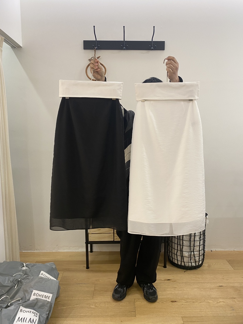 BOHEME韓國代購女裝新款時尚休閑26春夏職業熱賣人氣長裙BOHEME長裙